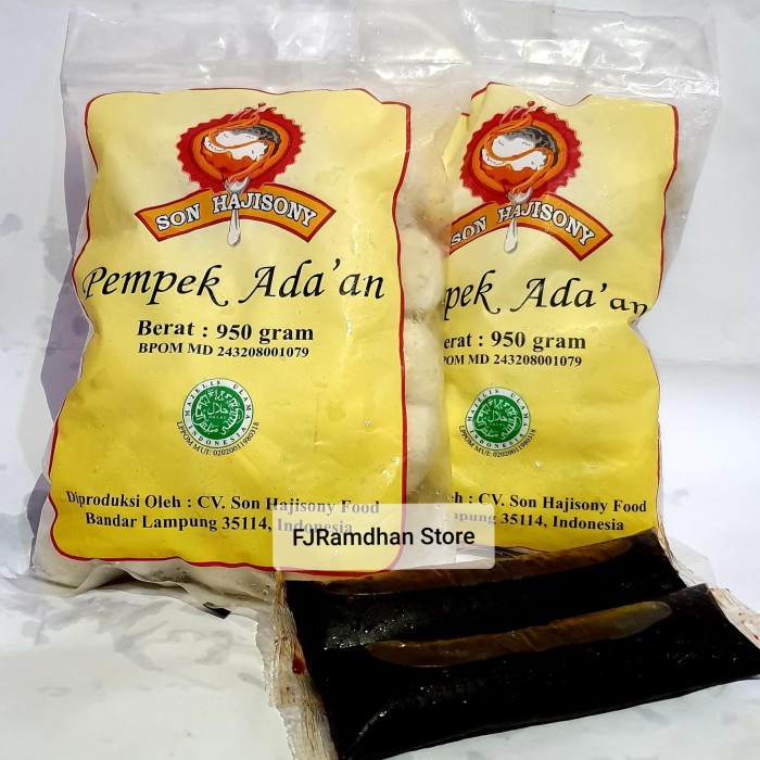 

Termurah!!! Pempek Sonhaji Sony (Isi +/- 32 Pcs) - Ada'An/Bulat