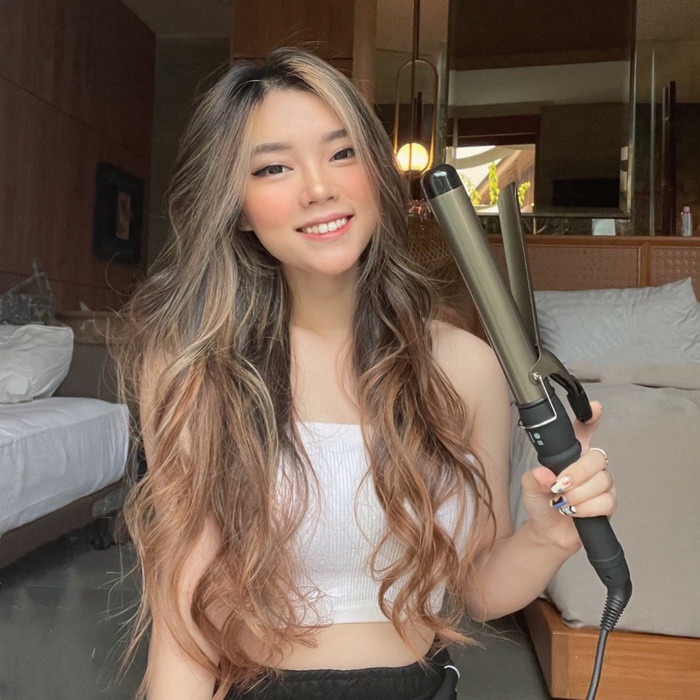 ..... Peachy Pro Hair Curler - Catok Curly/Keriting 28Mm Dan 32Mm