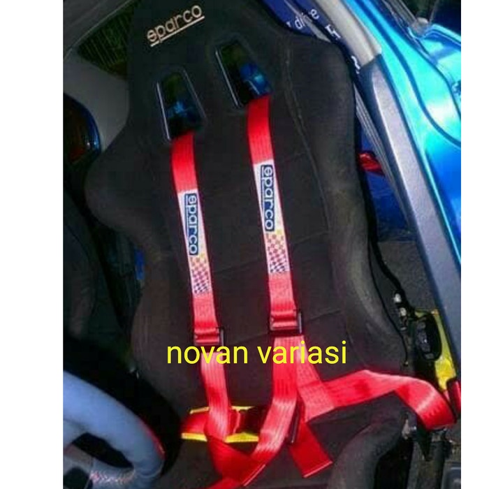 Safety Belt Seat Belt Sabuk Pengaman Mobil Racing 4 Poin