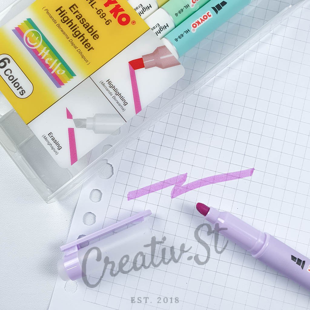 

JOYKO Erasable Highlighter Dapat Dihapus Hl-69-6