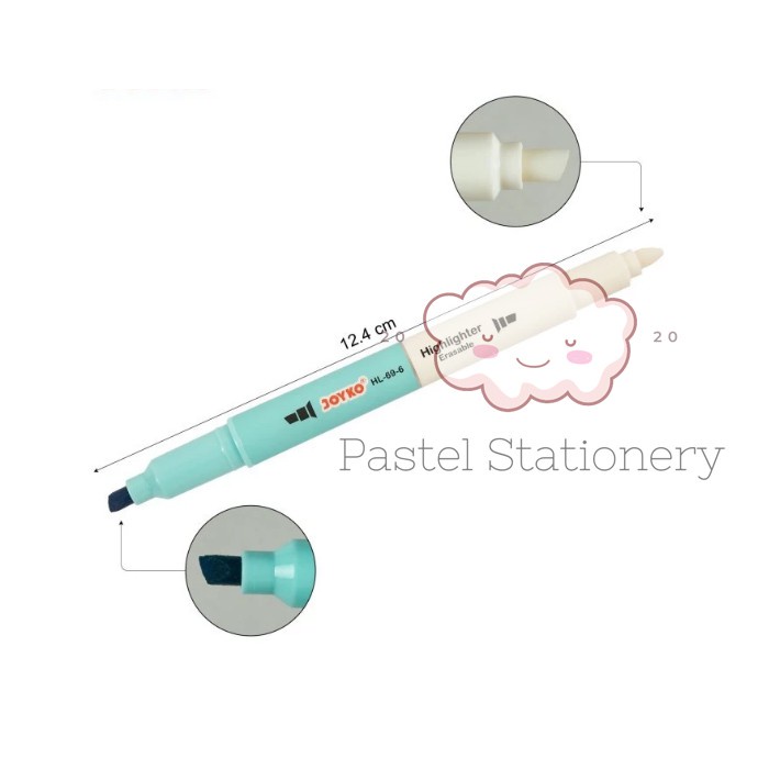 

Erasable Highlighter Pastel Set - Penanda Dapat Dihapus Joyko HL-69-6