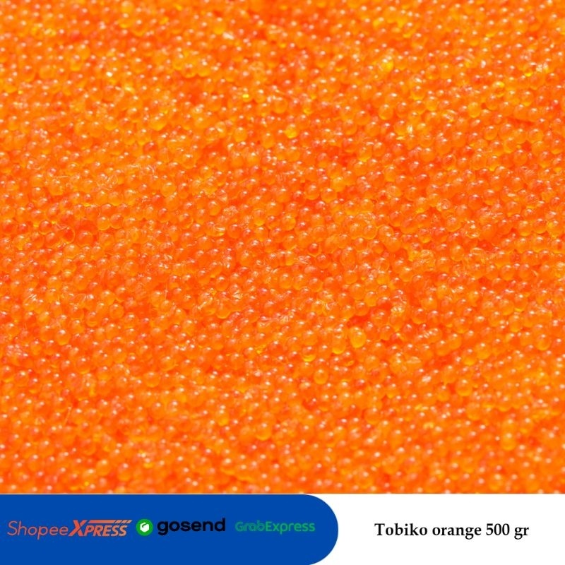 

Tobiko/ Tobiko Orange/ Telur ikan terbang/ Kemasan 500 gr
