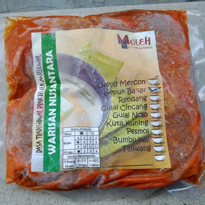 

MULEH VEGGIE WAY VEGETARIAN GEPUK BAKAR PADANG VEGAN