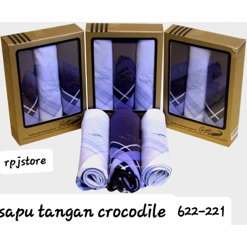ACCMT- SAPU TANGAN PRIA CROCODILE SUPER KATUN