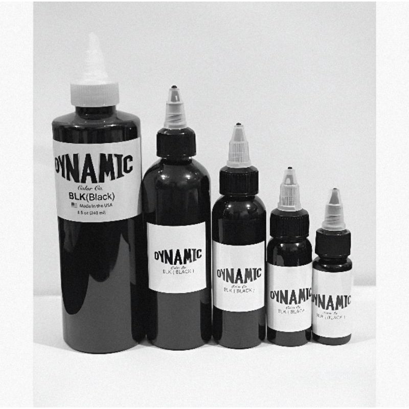 ACCMT- Dynamic Black - Tinta Tattoo Original Rebottle - Tato