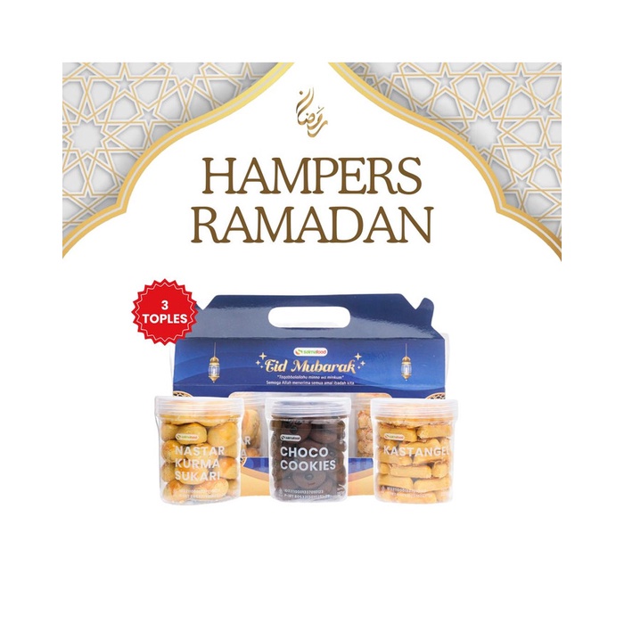 

Parcel Lebaran Paket Kue Kering Lebaran 1 Box Isi 4 Mumtaz Bakrey