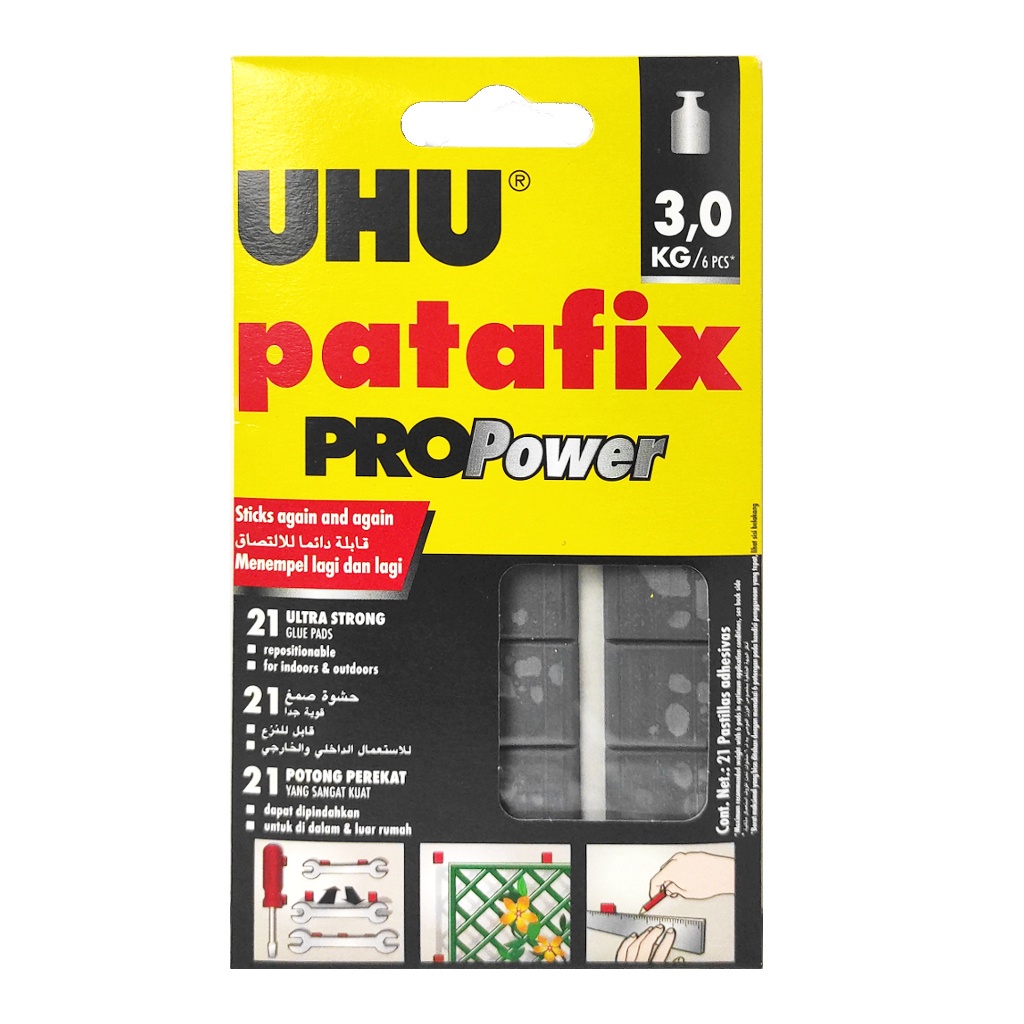 

UHU Patafix Deco & Pro Power Lem Perekat Praktis Serbaguna / Adhesive Original Made In Germany