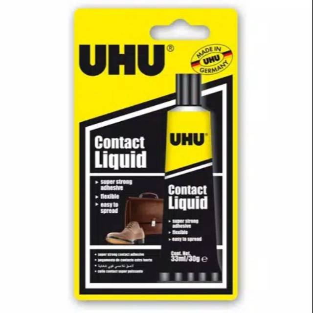 

UHU contact liquid 33 ml / lem sepatu / lem tas / lem kulit