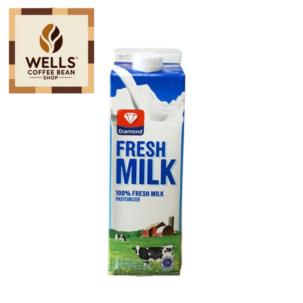 

Well's Toko Biji Kopi - SUSU SEGAR FRESH MILK PASTEURISASI DIAMOND PLAIN 946 ML (1 LITER)