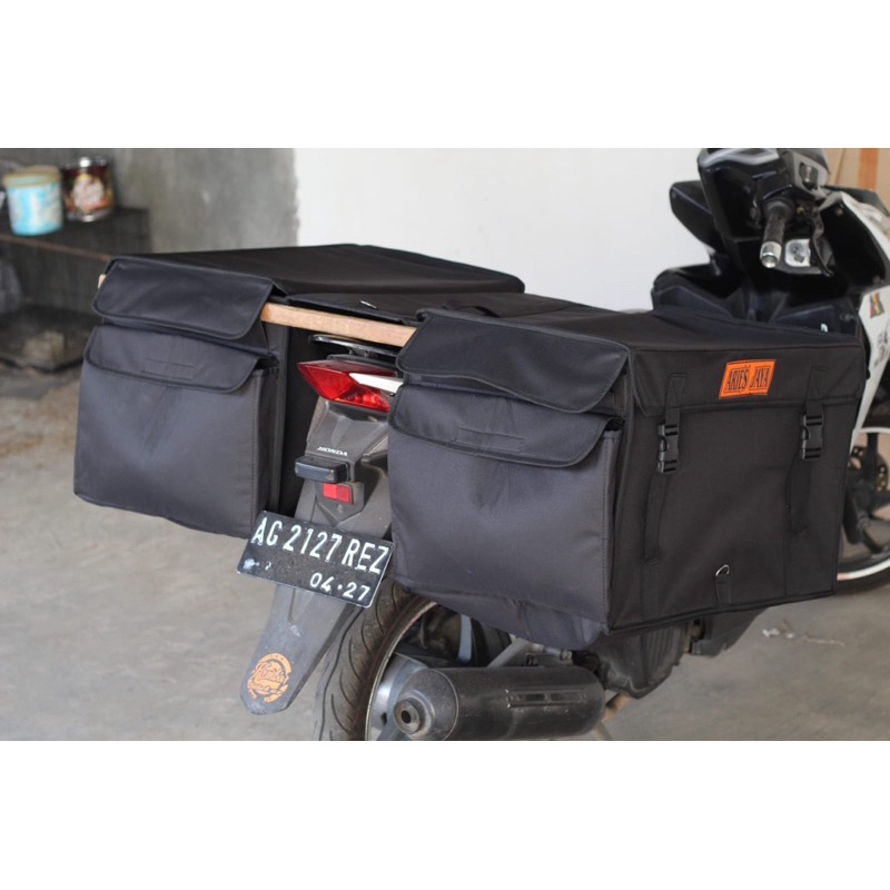 Discount Tas Pos Obrok Kurir Sales Anti Air Tas Motor Tas Rengkek Tas Kargo Aries Jaya - Super Jumbo