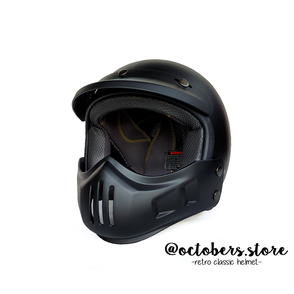 Discount Helm Cakil Modular (Half Face / Full Face) - Helm Retro - Helm Bogo