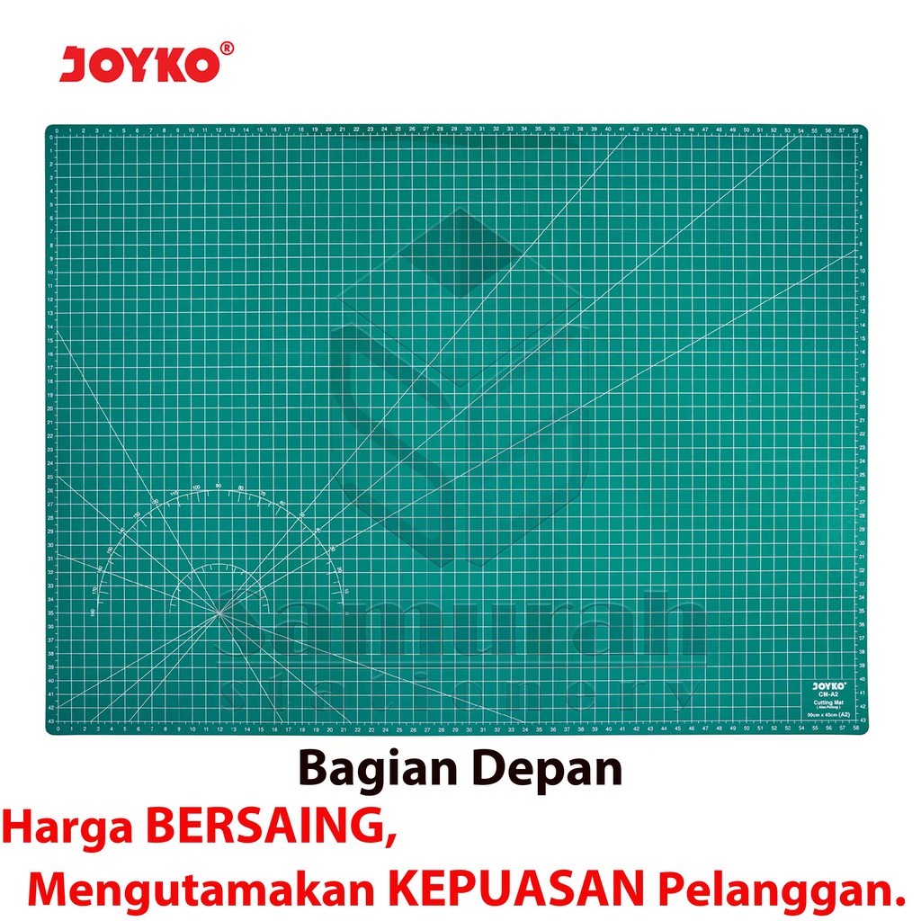 

Cutting Mat Joyko Ukuran A2 / Alas Cuting Potong Kertas / Tatakan Cutter Hijau CM-A2 Besar