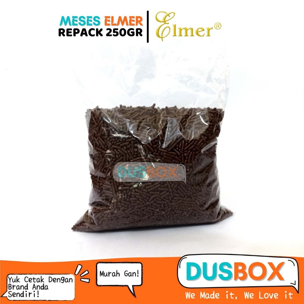 

HJ Elmer Meses / Meses Elmer 100/250gr / Meses Elmer Repack / Meses Dark Cokelat / Meses Warna Warni