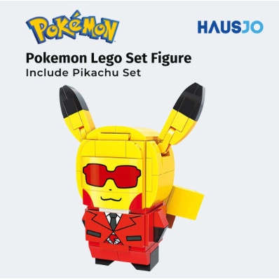 JTTOP MAINAN ANAK POKEMON LEGO PIKACHU TEAM FLARE SET ORIGINAL KEEPPLEY
