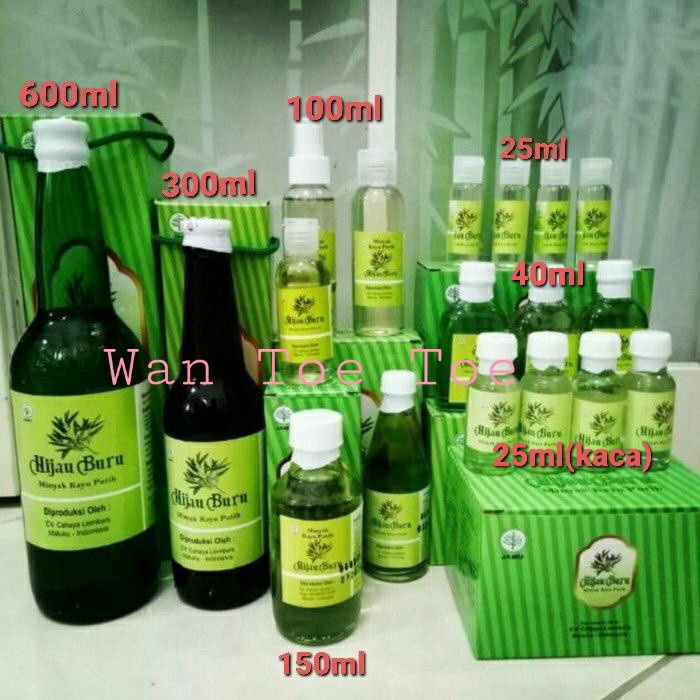 Minyak Kayu Putih Ambon Hijau Buru 150Ml - Asli