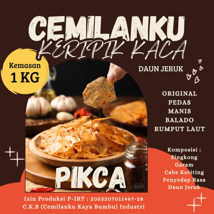 

1KG - KERIPIK KACA PIKCA DAUN JERUK ORGINAL DAN PEDAS