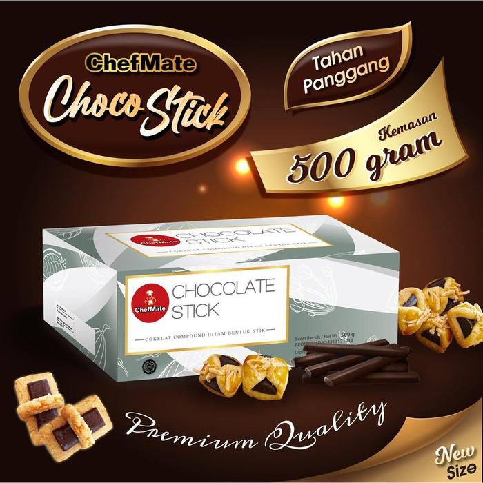 

Chefmate Coklat Stik 500g Choco Stick Coklat Baton Chocolate Cokelat Makanan Food