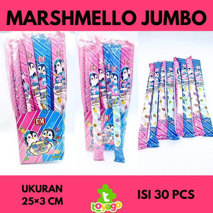 

DSM MARSHMELLO TAMBANG PINGUIN BOX/MARSHMELLO JUMBO ISI 30 PCS GROSIR