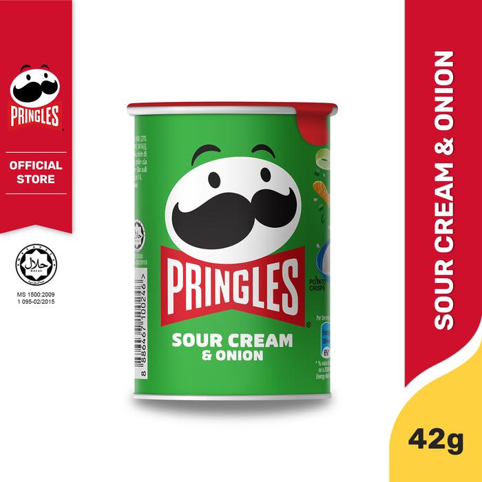 

[CARTON DEALS] Pringles Sour Cream & Onion Keripik 42gr (12 pcs)