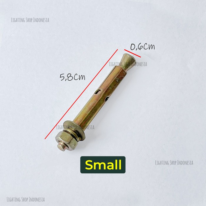 Best Mur Baut Gold Sparepart Kunci Untuk Lampu Gantung Lampu Dinding Lampu Taman Pasang Ke Beton