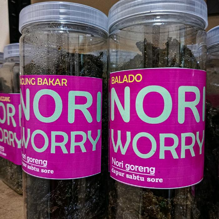 

paket bundling nori , rumput laut goreng toples jumbo 2 pcs