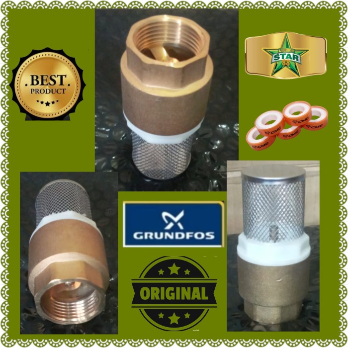 Jual [READY] Tusen klep 1 inch Asli GRUNDFOS Utk mata jet pump foot valve