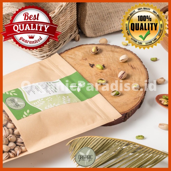 

Organic Paradise Kacang Pistachio Panggang 1 KG / Roasted Pistachio Salted with Shell Premium 1 KG