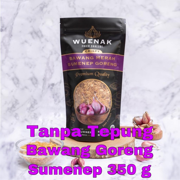 

BAWANG GORENG SUMENEP WU 350 g (Premium Quality/First Hand)