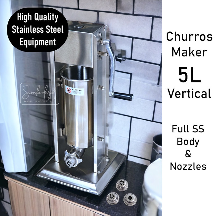 TOP ALAT MESIN CETAKAN CHURROS CHUROS 5L STAINLESS STEEL CH500 -