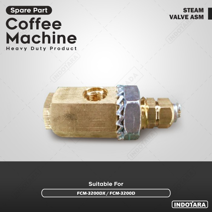 JAYAmart- Steam Valve ASM For Ferratti Ferro FCM-3200DX / FCM-3200D