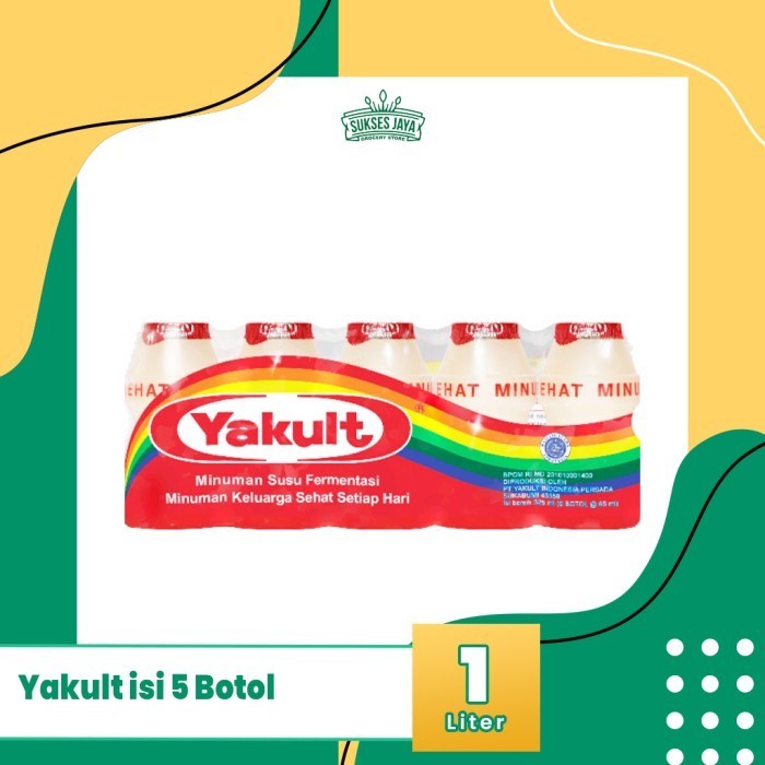 

(Good) PROMO !! Yakult Minuman Probiotik isi 5pc