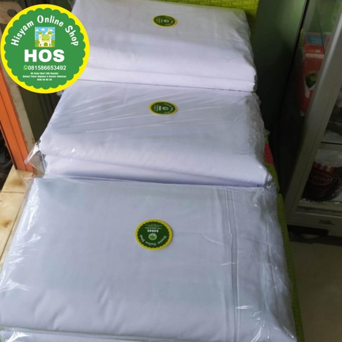 Set Lengkap Pengurusan Jenazah Kain Kafan Premium Perempuan