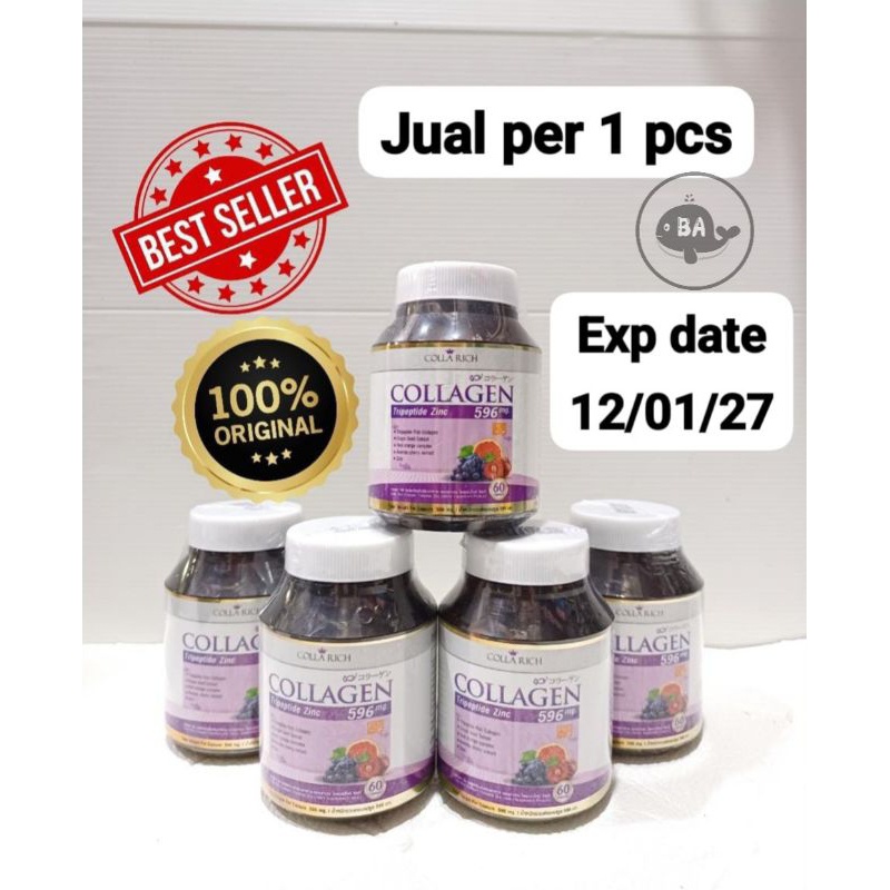 Beauty Colla Rich Original Collagen Tri Peptide Pemutih Kulit // Collagen Thailand