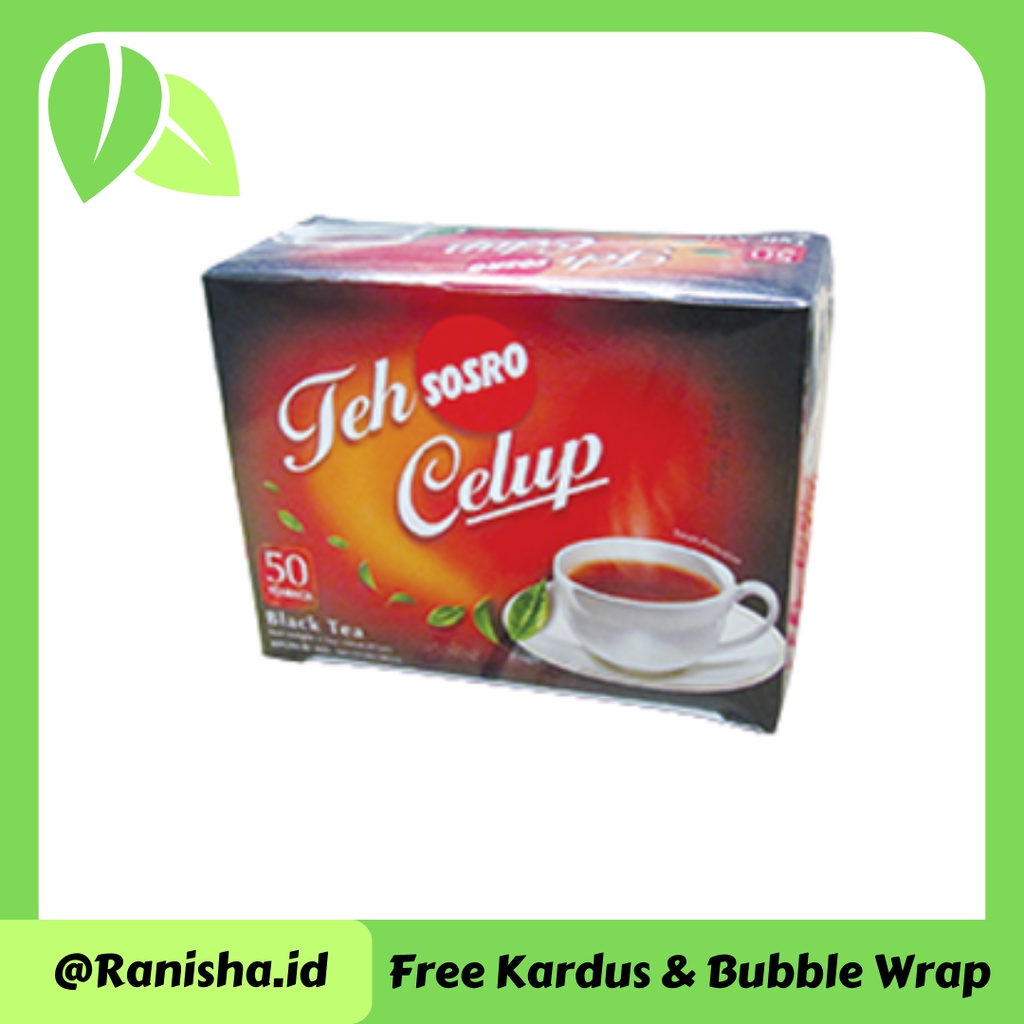 

Sosro Teh Celup Black Tea Box 50X2G