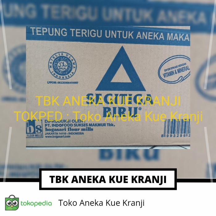 

Terigu Segitiga Ekonomis 1 dus (isinya: 1kgx12 pcs)