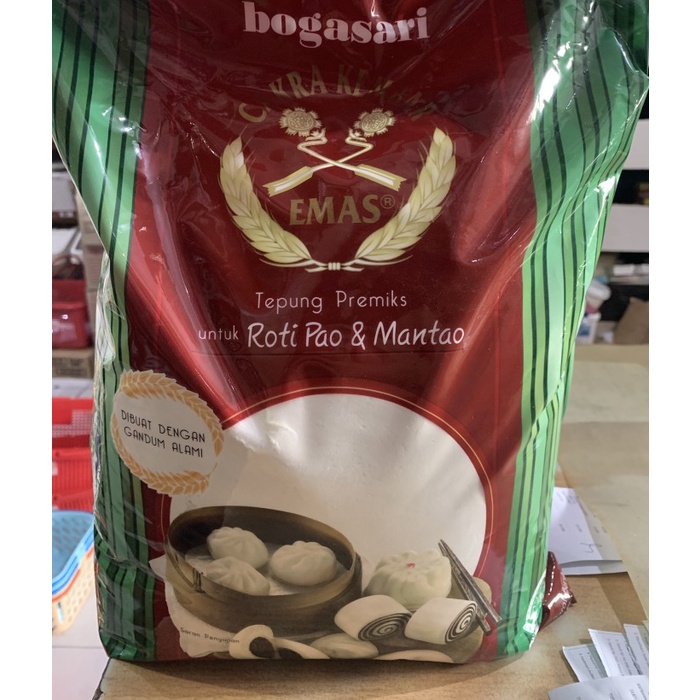 

Bogasari Cakra kembar Pao Mantou 5 kg / cakra kembar emas