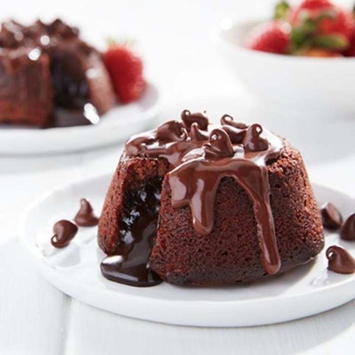 

Premix Choco Lava Cake 500 Gram Tepung Instant Kue Cokelat Leleh
