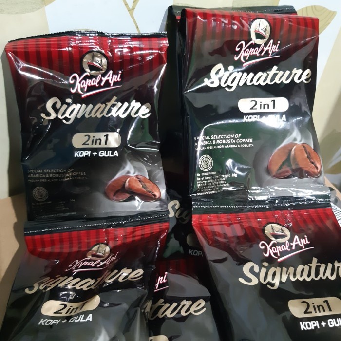 

(Good) kopi kapal api signature 2 in 1 1 renteng