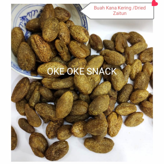 PREMIUM Manisan buah Kana Kering /Dried Zaitun 250gram