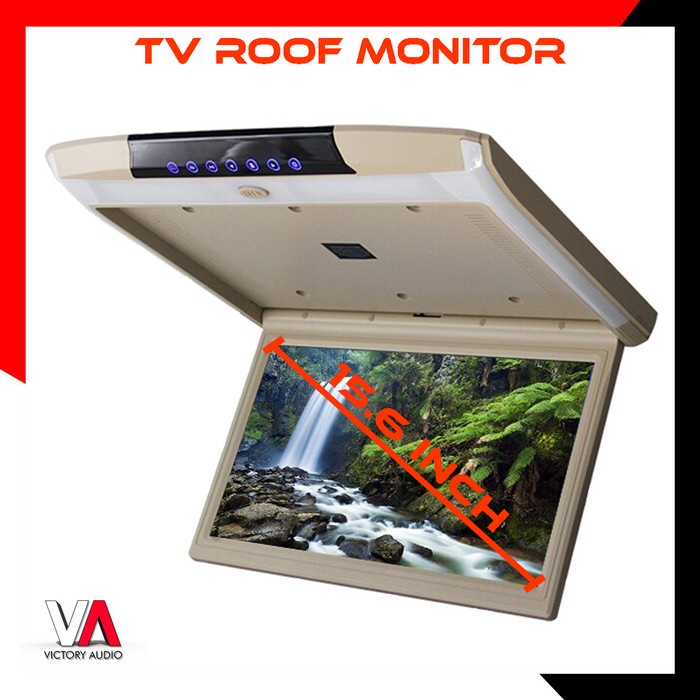 TV Roof Plafon Mobil Enigma 15.6 Inch IPS USB SD Card Support 1080p HD