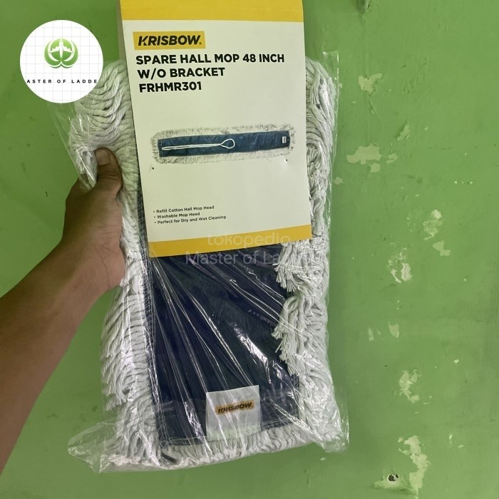 *Ready* Mop Refill Kain Pel Krisbow 48 Inchi / Refill Hal Mop 120 Cm Krisbow