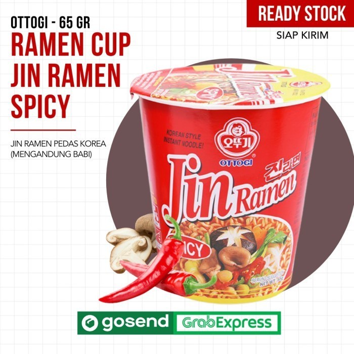

(Good) OTTOGI - Ramen Cup Jin Ramen Spicy Mie Korea