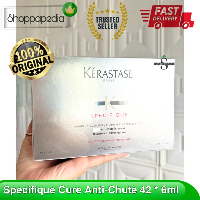 Kerastase Aminexil cure Anti chute intensive 42 ampul TERMURAH ORI!!!