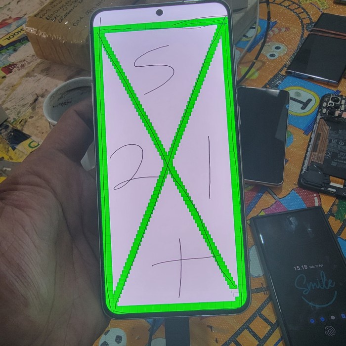 [RIO] LCD PLUS FREEM SAMSUNG S21 PLUS S21 BIASA ORIGINAL COPOTAN NORMAL