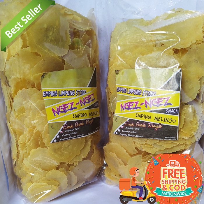 

Emping Melinjo Mlinjo Asli Limpung 500 Gram