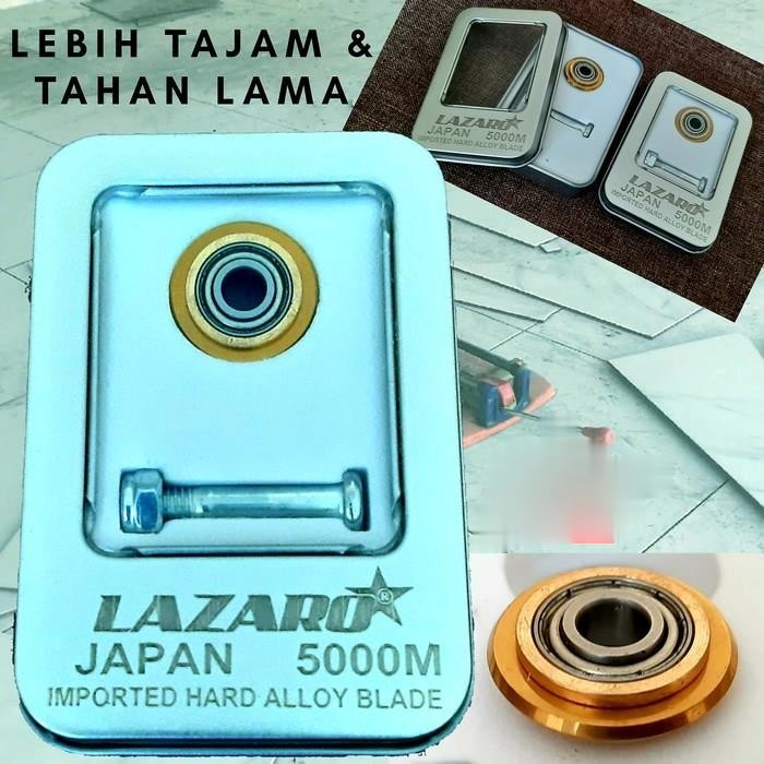 (Good) Mata Tile Cutter Bearing Pisau Potong Keramik Granit Dorong Lazaro Original