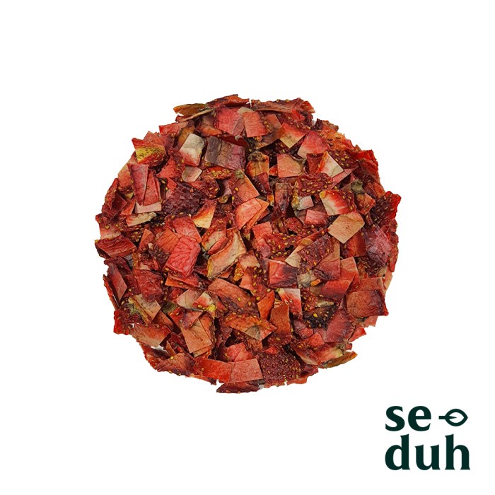 

(Bits) Dehydrated Dried Strawberry Fruit / Buah Stroberi Kering Cacah
