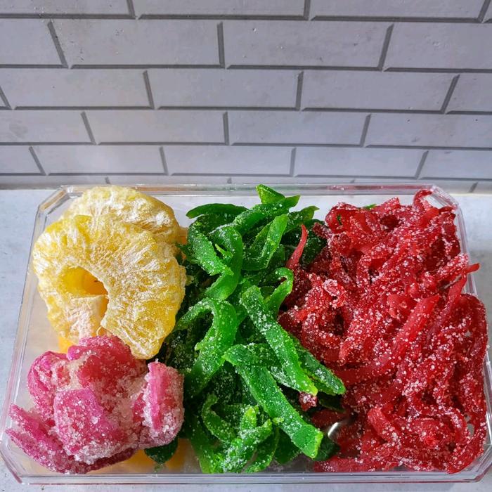 

Manisan Buah Kering Mix 8 Macam Rendah Gula 500 Gr Makanan