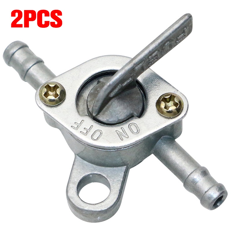 2 Pieces 6Mm Motorcycle Scooter Gasoline Faucet Gas Gasoline Valve Fuel Tank Switch Engine Mini Auto