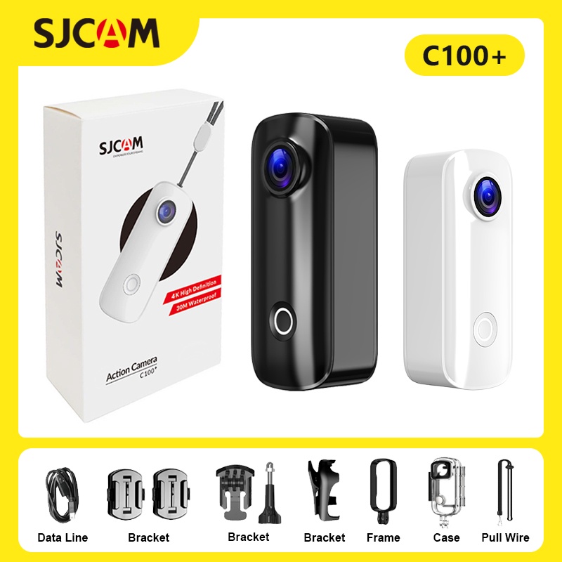 Sjcam C100 Plus Action Camera 4K 30M Waterproof 2.4G Wifi Action Sport Action Cam Eis Bicycle Sports